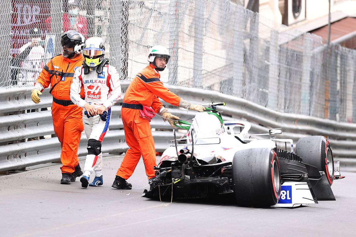 Mick Schumacher, accident Monaco