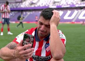 Așa arată PASIUNEA! Imagini memorabile cu Luis Suarez, după ce i-a adus titlul lui Atletico: „Știu că Messi se va bucura pentru mine”