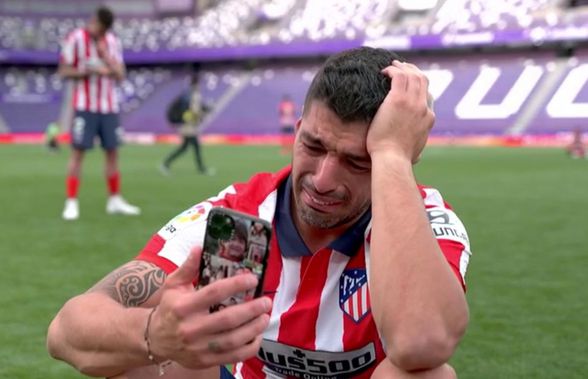 Așa arată PASIUNEA! Imagini memorabile cu Luis Suarez, după ce i-a adus titlul lui Atletico: „Știu că Messi se va bucura pentru mine”
