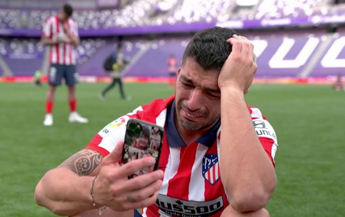 Așa arată PASIUNEA! Imagini memorabile cu Luis Suarez, după ce i-a adus titlul lui Atletico: „Știu că Messi se va bucura pentru mine”