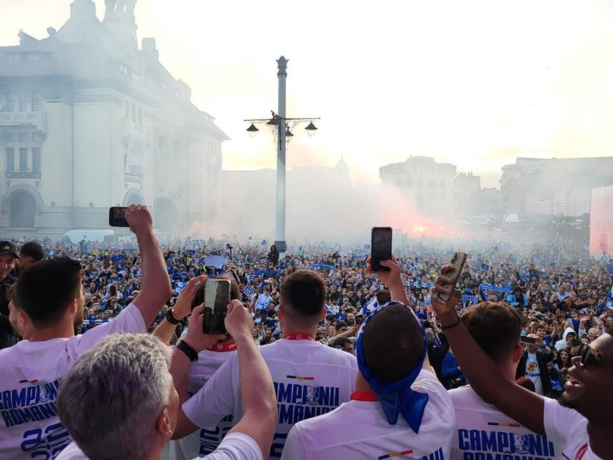 Parada campionilor » Sărbătoare cu mii de oameni în Constanța, după ce Farul a cucerit titlul