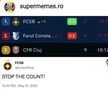 FCSB, pe modelul Donald Trump / Sursă foto: Instagram@supermemes.ro