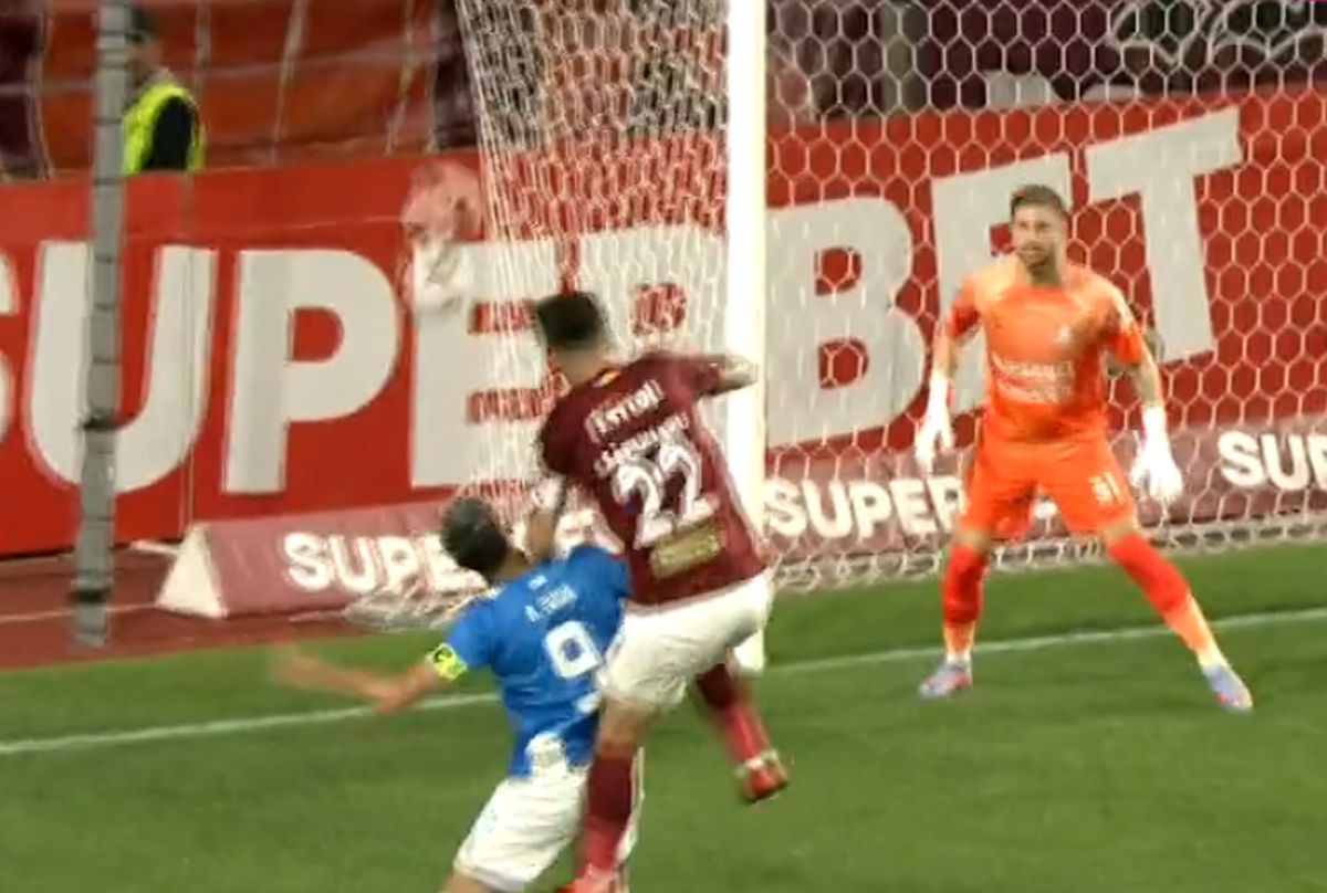 „Hoțule, hoțule!” » Două penalty-uri și o eliminare contestate puternic în Rapid - CSU Craiova