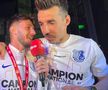 Farul petrece după câștigarea titlului în Superliga, foto: Raed Krishan / GSP