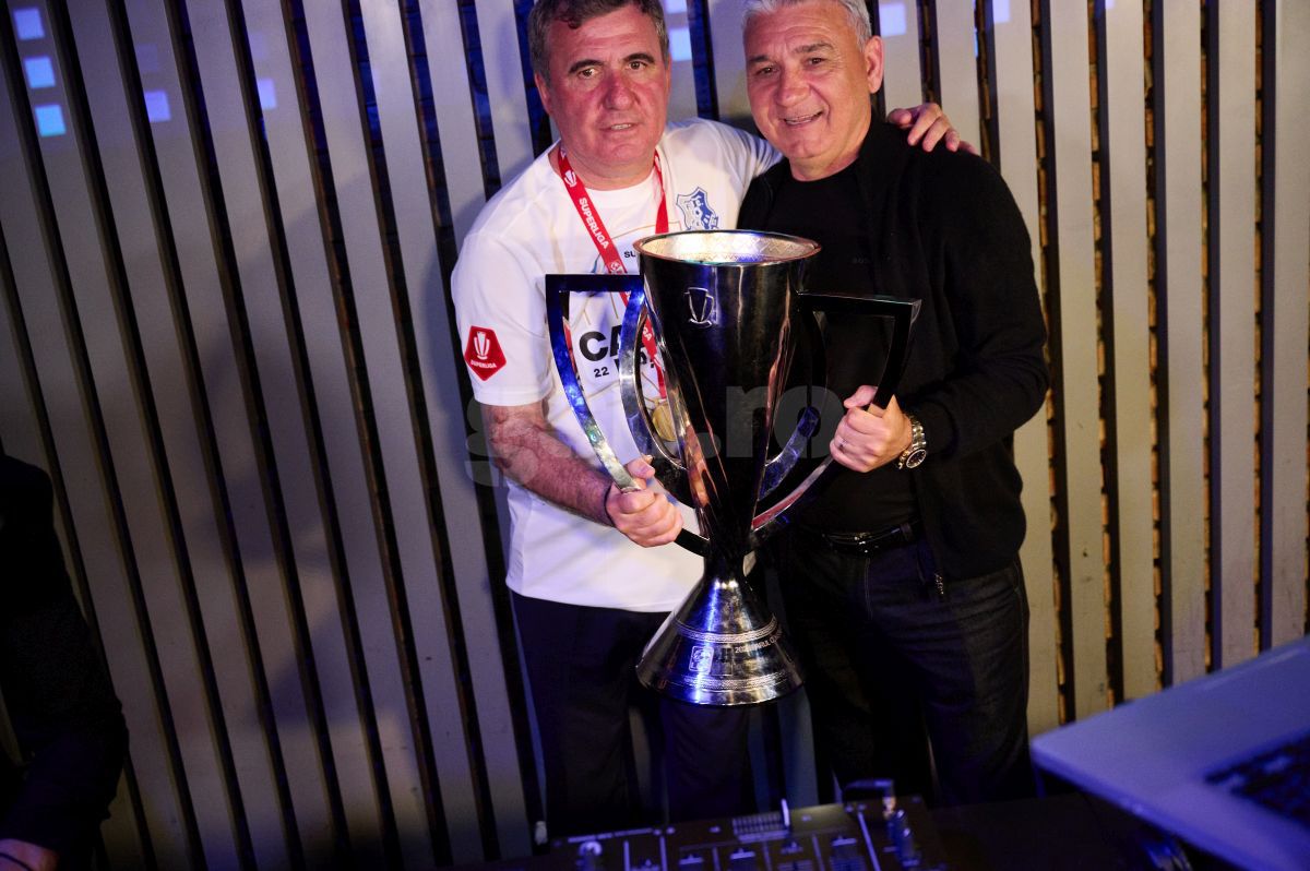 „Campionii s-au născut la Constanța!”  » Stere Halep a intrat pe teren după victoria Farului cu FCSB, apoi a făcut show la petrecerea campionilor