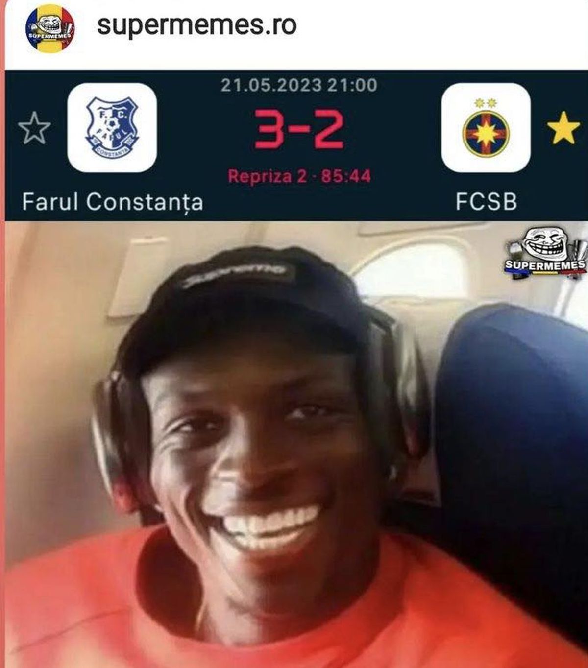 Gata, s-a făcut fuziunea :) » Cele mai tari meme-uri după drama trăită de FCSB cu Farul: „decizia” lui Becali și noul „viciu” al lui Hagi