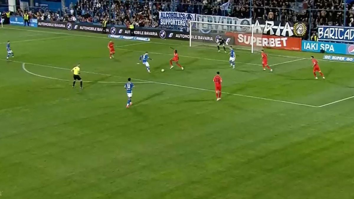 Cadru cu cadru! Cum arată seria de GAFE la golul decisiv din Farul - FCSB: unde se uita Florinel Coman?