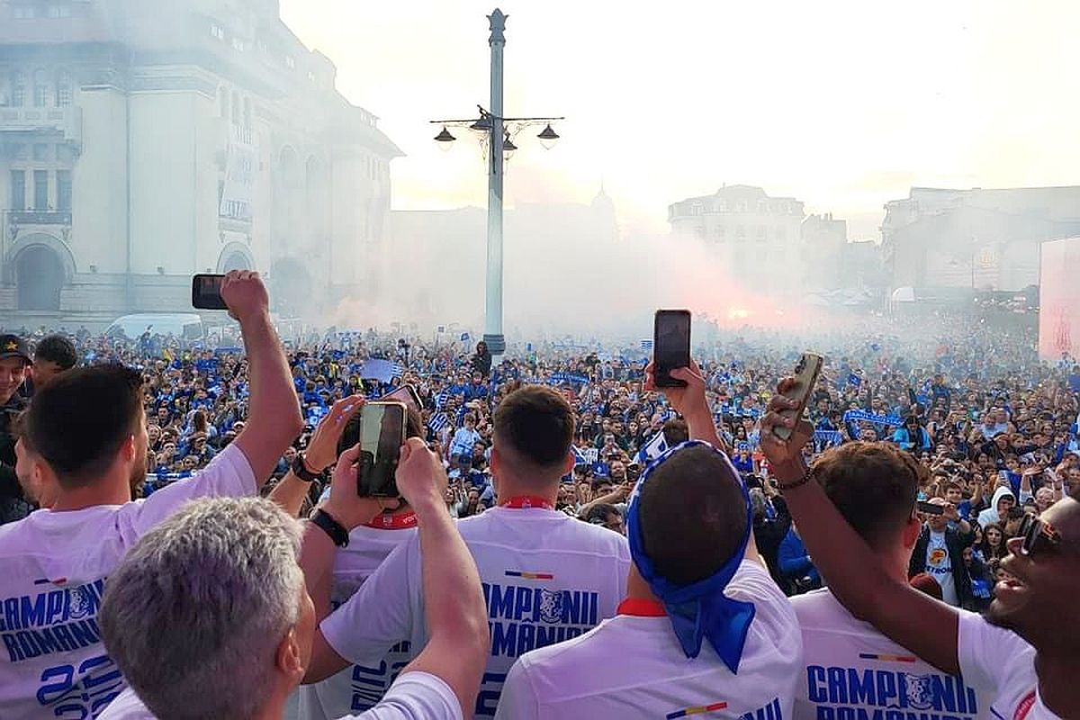 Parada campionilor » Sărbătoare cu mii de oameni în Constanța, după ce Farul a cucerit titlul