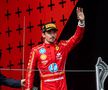 Charles Leclerc, pe podium la Imola. Sursă foto: Imago