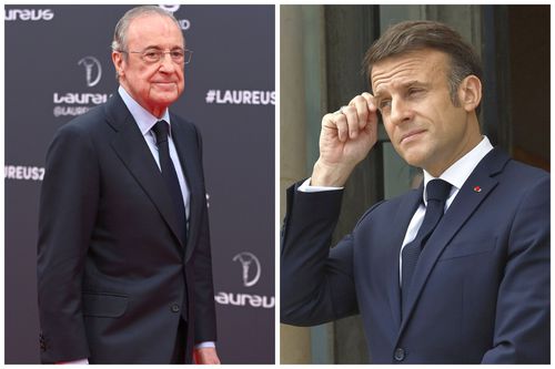 Florentino Perez și Emmanuel Macron au avut un tête-à-tête la Paris