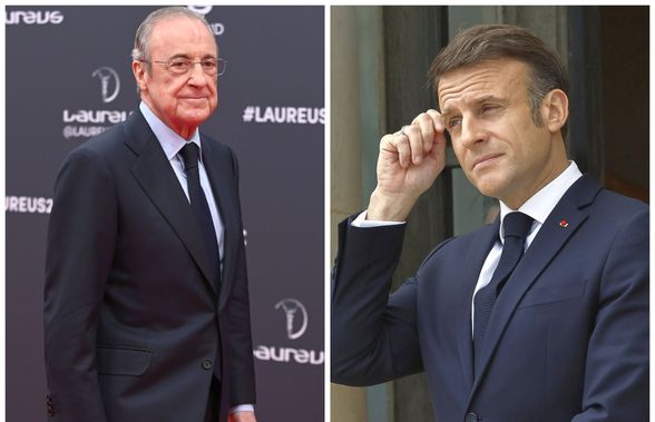 Întâlnire de gradul ZERO la Paris » Macron și Florentino Perez, față în față pe o temă sensibilă: „L-a ascultat politicos, dar...”