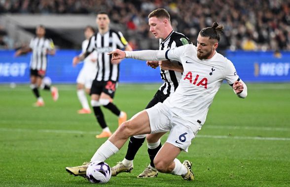 Radu Drăgușin a jucat 70 de minute în controversatul Tottenham - Newcastle, pe o arenă de 100.000 de locuri » Ce notă i-au dat englezii