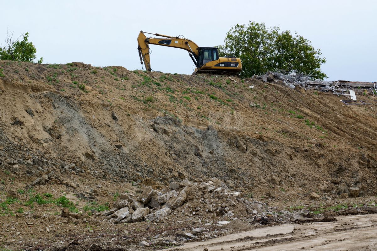 Dispare o lume! GSP a intrat pe șantierul de pe „Dan Păltinișanu” » 50 de imagini la zi cu stadionul istoric din vestul țării: „Monumentalul” e de nerecunoscut