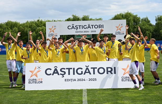 FCSB, răpusă în finala Cupei Elitelor U17 » Cu Andrei Dăncuș titular, roș-albaștrii au cedat