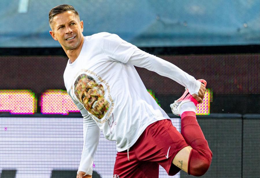 Ciprian Deac / FOTO: Facebook @CFR Cluj Ultima notă primită de Ciprian Deac ca jucător » Cine e repetentul pentru antifotbal în CFR Cluj - FC Argeș