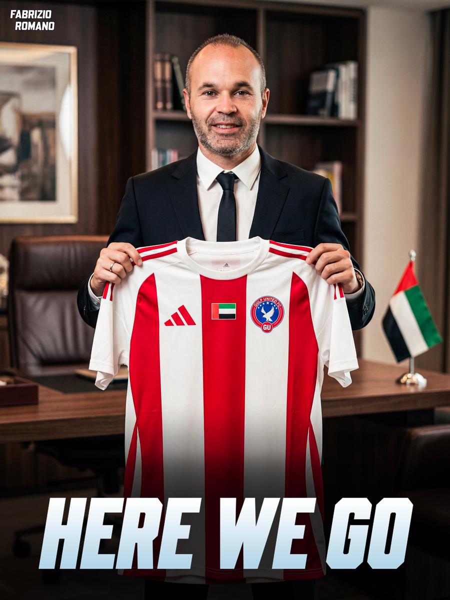 Andre Iniesta este aproape de debutul în antrenorat / foto: X @FabrizioRomano Ce echipă ar urma să antreneze Andres Iniesta