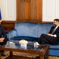 Helmut Duckadam alături de Robert Cazanciuc, președintele interimar al Senatului României