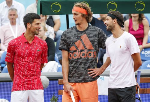 Djokovic, Zverev și Dimitrov în Adria Tour, foto: Guliver/gettyimages