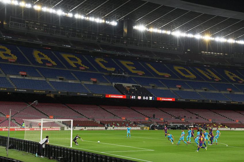 Stadionul „Camp Nou” a fost pustiu în meciul Barcelona - Leganes // foto: Guliver/gettyimages
