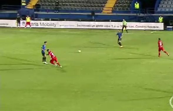 VIITORUL - HERMANNSTADT 4-1. VIDEO Gafă inexplicabilă la golul sibienilor: eroare mare a fundașului lui Hagi