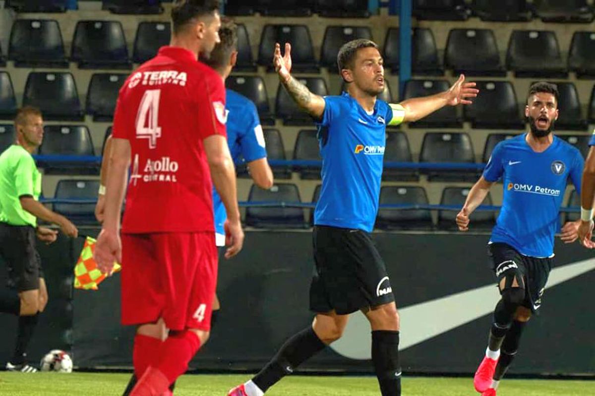 VIITORUL - HERMANNSTADT 4-1. VIDEO Tiki-taka și parodia » Trupa lui Hagi i-a stricat debutul lui Ruben Albes