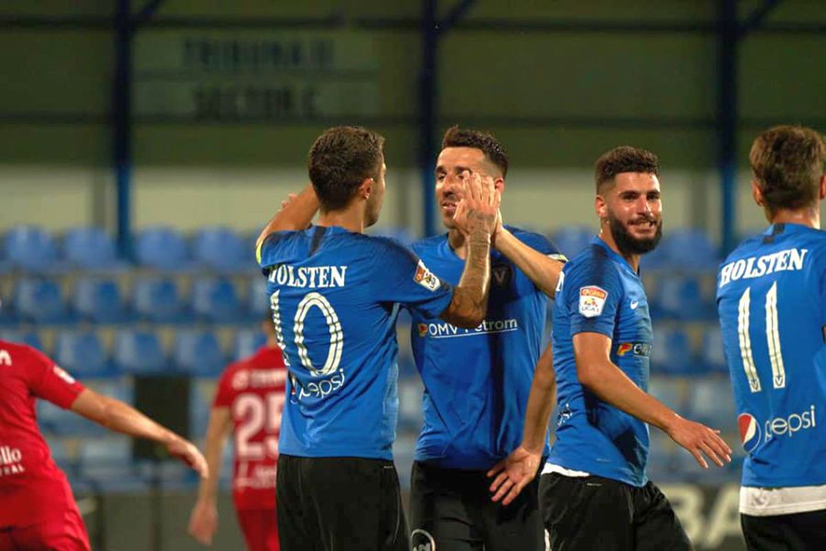 VIITORUL - HERMANNSTADT 4-1. VIDEO Tiki-taka și parodia » Trupa lui Hagi i-a stricat debutul lui Ruben Albes