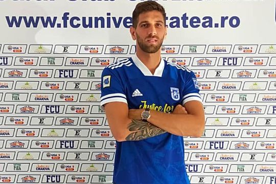 Dominik Kovacic, transferat de FCU Craiova // foto: Facebook