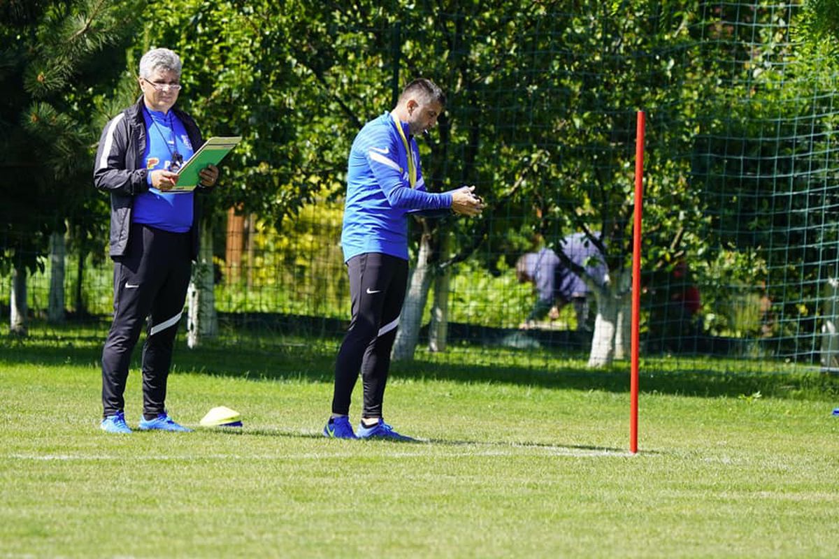 Gică Hagi, primul antrenament la Farul