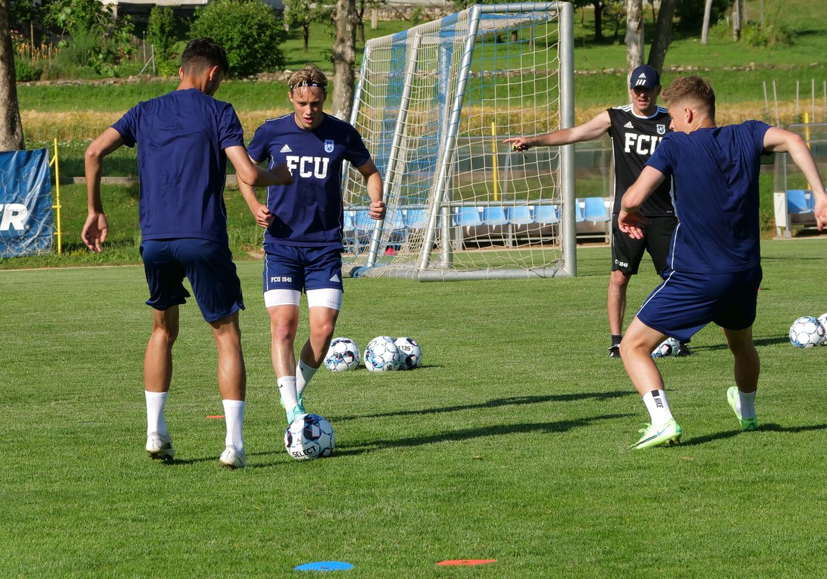 FCU Craiova, antrenament 22 05 2020. Armin Gremsl, testat de Mutu