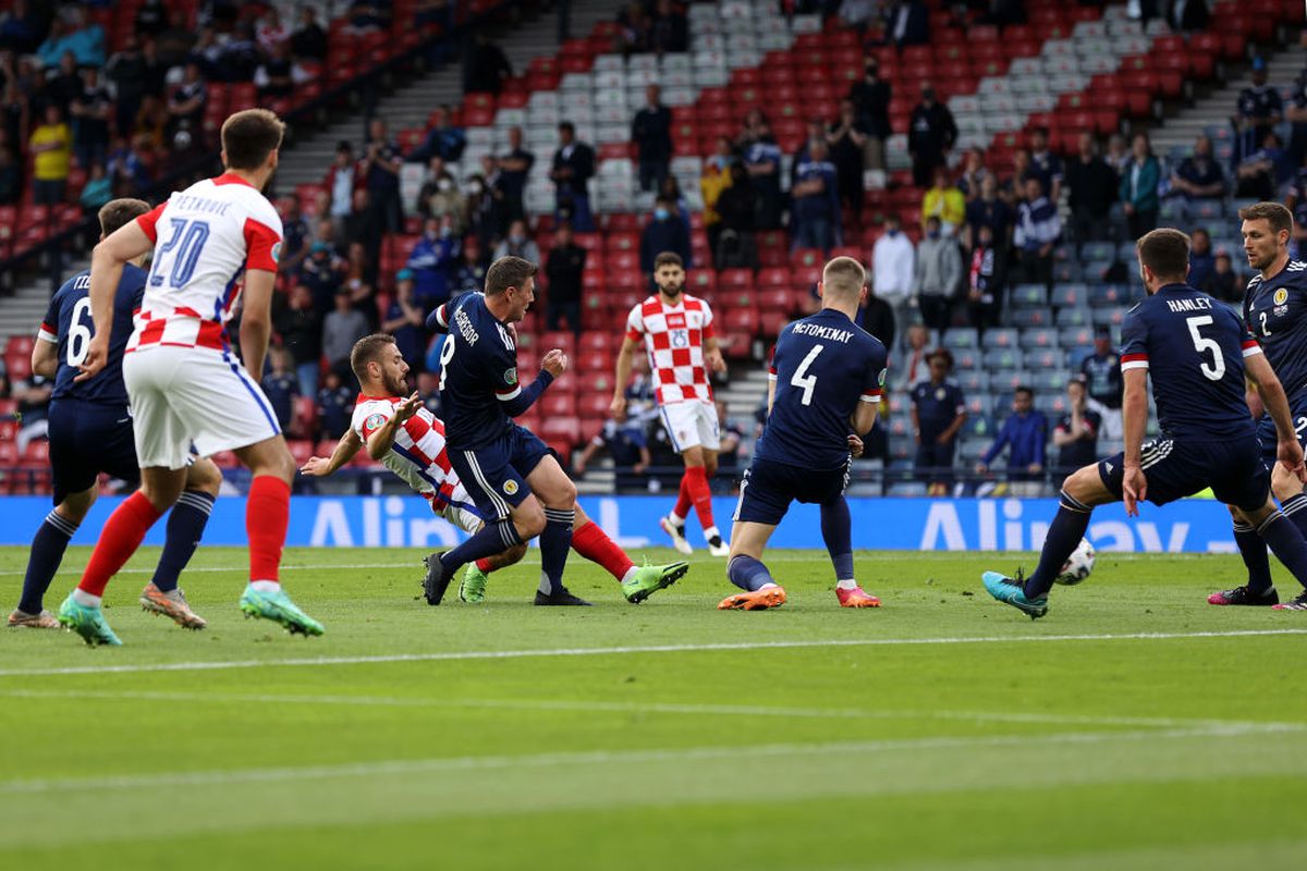 Anglia câștigă grupa D și e gata de șocul de pe Wembley! Croația și Cehia merg și ele în „optimi” la Euro 2020