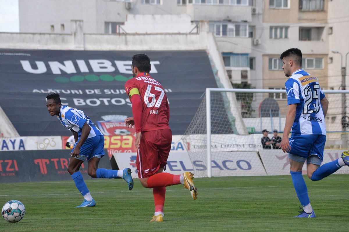 5 goluri în FC Botoșani - Poli Iași, primul meci pentru Teja pe banca moldovenilor