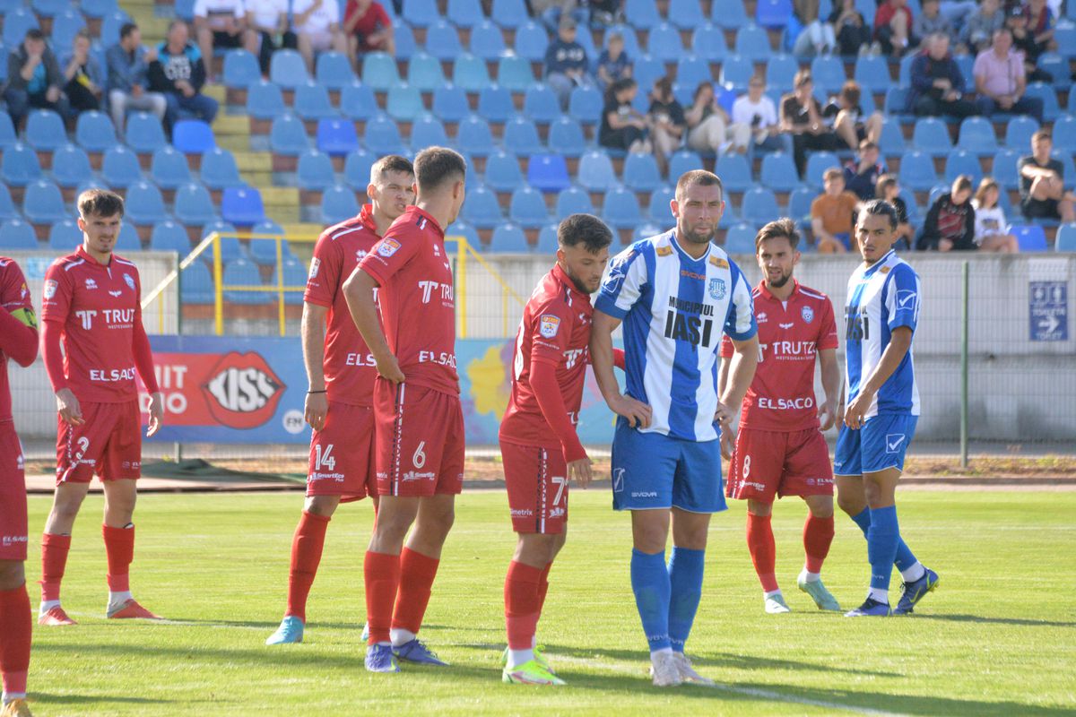 5 goluri în FC Botoșani - Poli Iași, primul meci pentru Teja pe banca moldovenilor