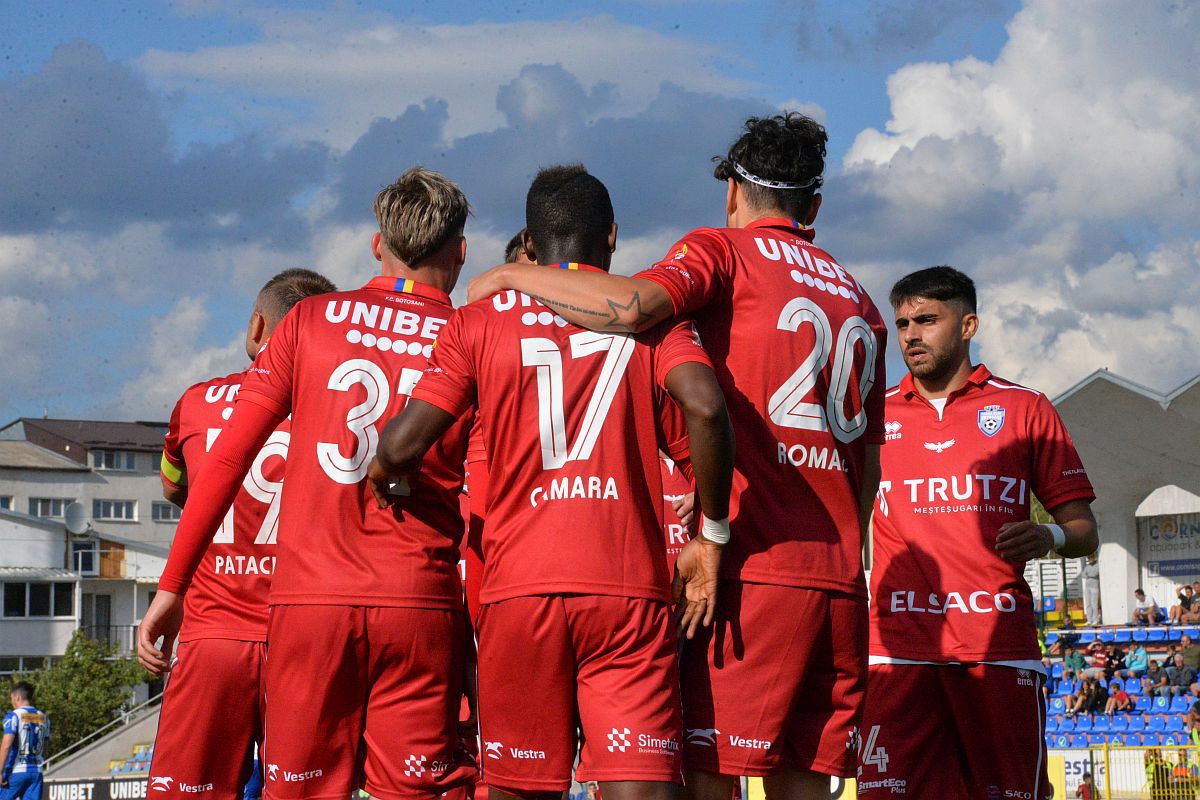 5 goluri în FC Botoșani - Poli Iași, primul meci pentru Teja pe banca moldovenilor