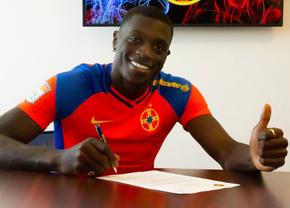 Joyskim Dawa, primele imagini în tricoul FCSB