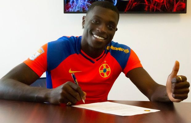 Joyskim Dawa, primele imagini în tricoul FCSB