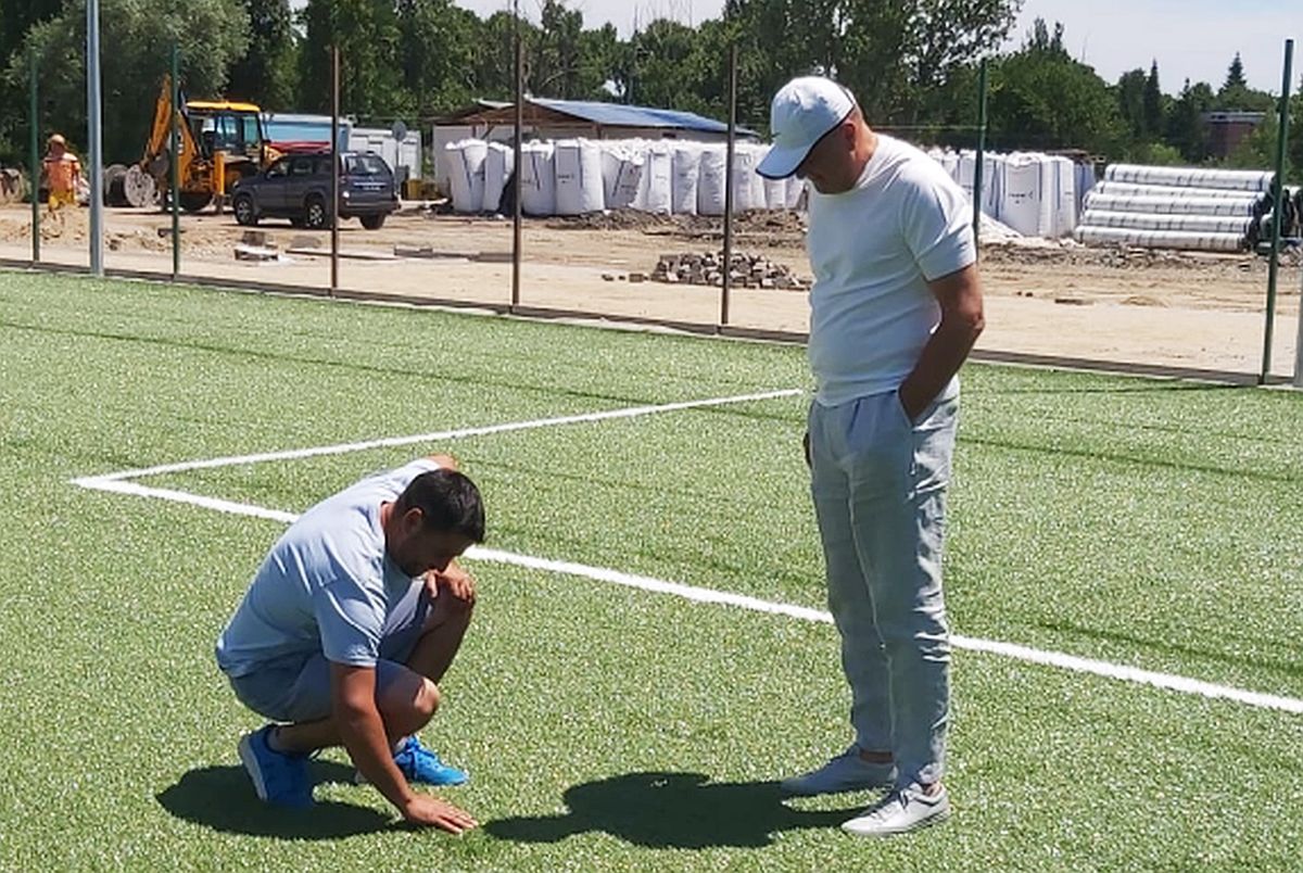 Dan Șucu, în „inspecție” la baza de 5,5 milioane de euro a Rapidului » Lucrările capătă avânt