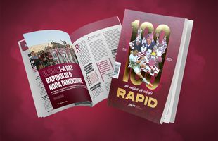 O revistă excepțională: „100 de motive să iubești Rapidul” » 156 de pagini PREMIUM într-un album istoric, care e de azi pe piață