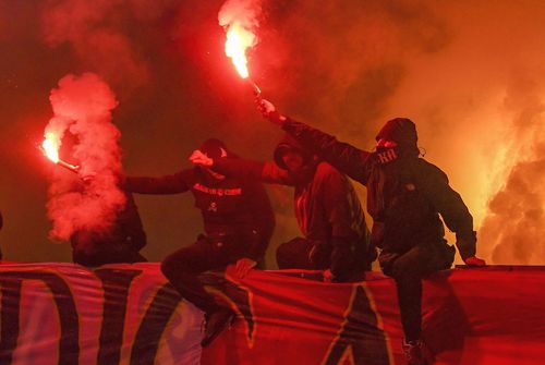 Ultrași ai lui CSKA Sofia. Foto: ImagoImages