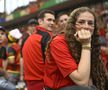 Soțiile fotbaliștilor belgieni au acaparat atenția în tribune la meciul cu România