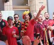 Suporterii Belgiei au făcut spectacol înainte de Belgia - România / Sursă foto: Imago Images