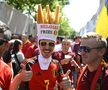 Suporterii Belgiei au făcut spectacol înainte de Belgia - România / Sursă foto: Imago Images