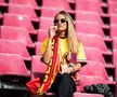 Soțiile fotbaliștilor belgieni au acaparat atenția în tribune la meciul cu România
