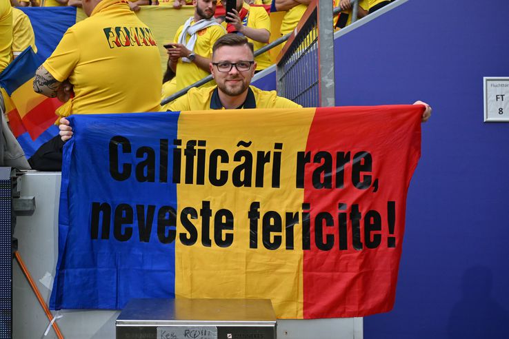 Suporterii României la stadion, înaintea meciului cu Belgia / Foto: Cristi Preda GSP