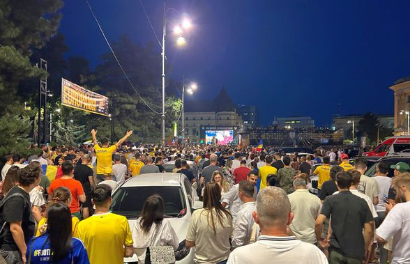 Cu sufletul la gură! Mii de români s-au strâns pe Calea Victoriei pentru o calificare istorică a României în „optimile” Euro 2024 » Atmosferă FABULOASĂ la București