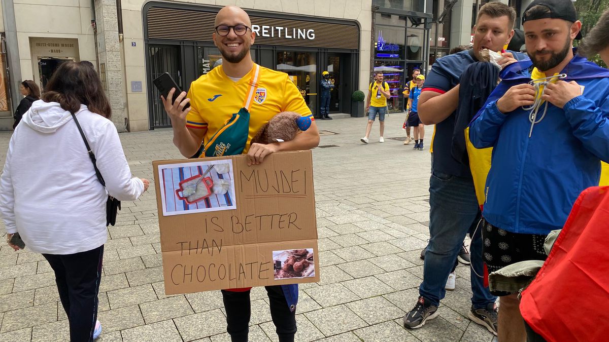 Fanii României, show la Koln! Imagini spectaculoase: „Mujdei is better than chocolate"