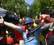 Suporterii Belgiei au făcut spectacol înainte de Belgia - România / Sursă foto: Imago Images