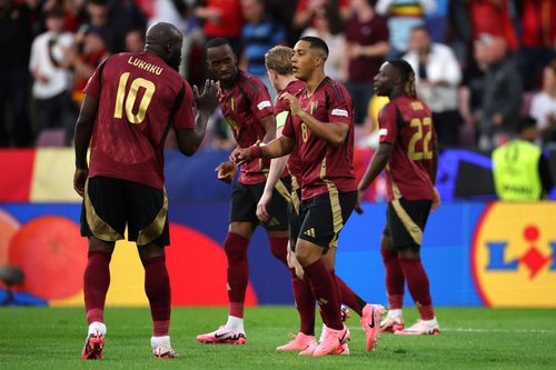 Belgia a deschis scorul încă din minutul 2 cu România, prin mijlocașul Yuri Tielemans/ foto Guliver/GettyImages