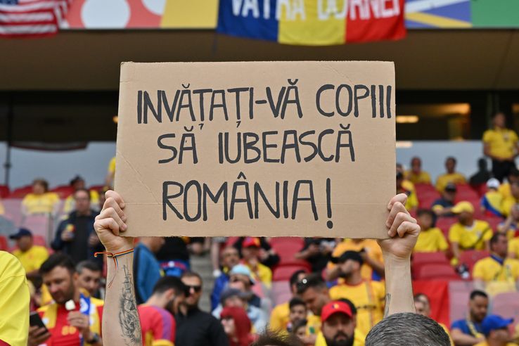 Suporterii României la stadion, înaintea meciului cu Belgia / Foto: Cristi Preda GSP