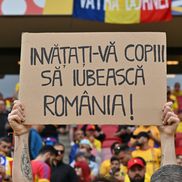 Suporterii României la stadion, înaintea meciului cu Belgia / Foto: Cristi Preda GSP