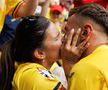 Denis Drăguș a fost sărutat cu foc de soția sa, după victoria cu Ucraina, foto: Imago